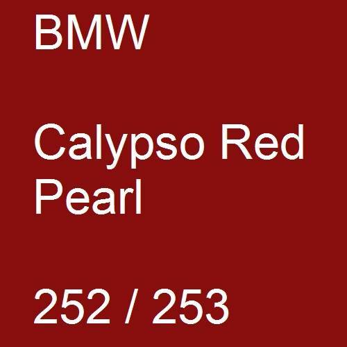 BMW, Calypso Red Pearl, 252 / 253.